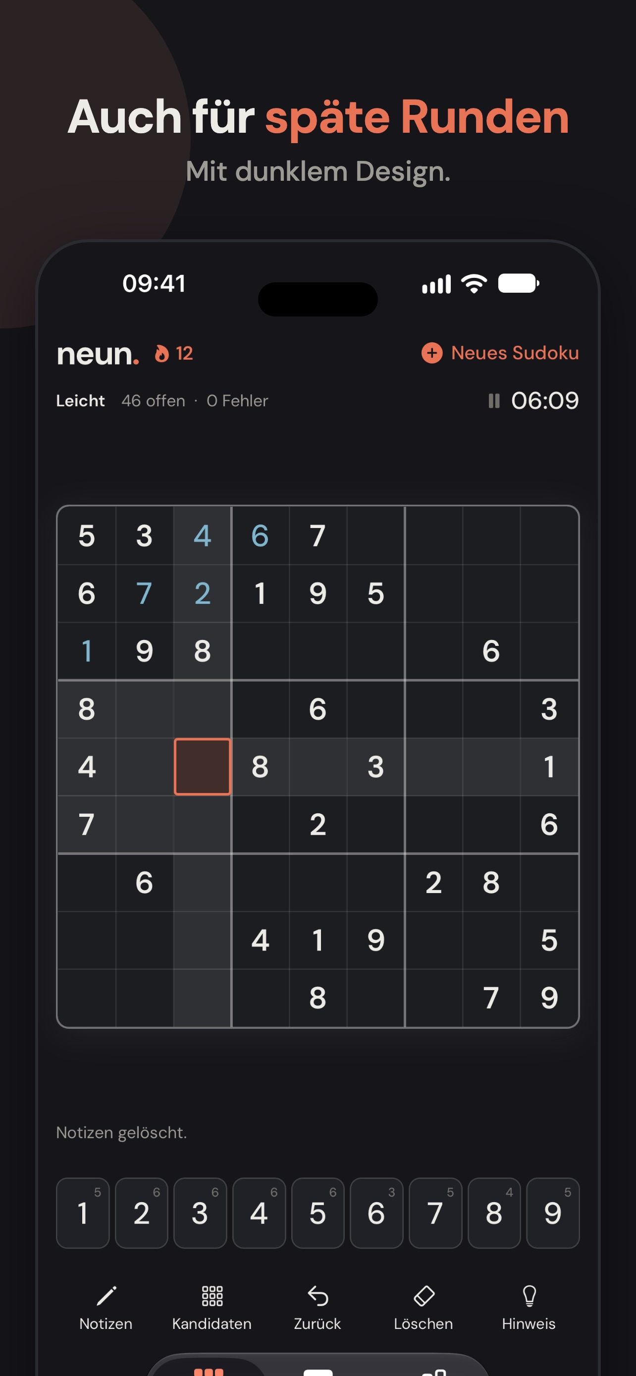 Screenshot 6 of neun. Sudoku – Denkspiel