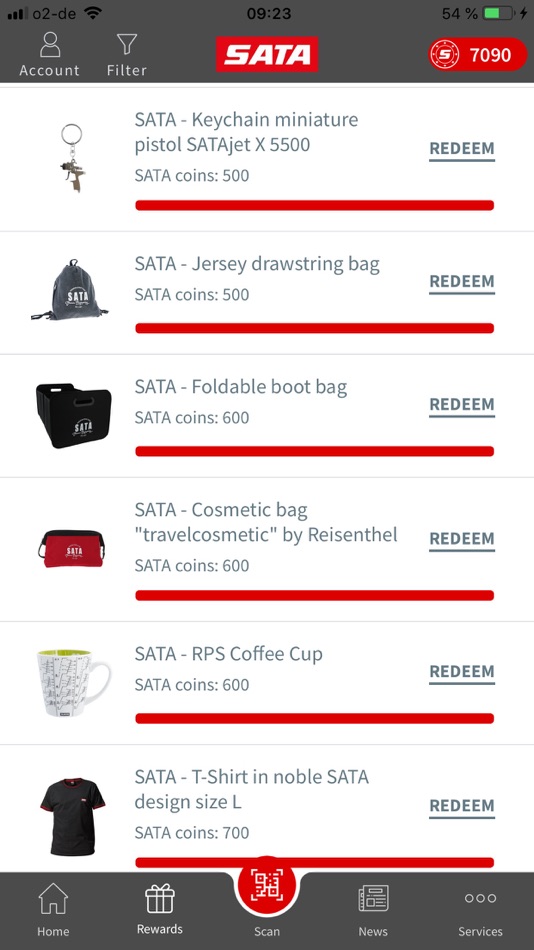 #4. SATA Loyalty App (iOS) By: SATA GmbH & Co. KG
