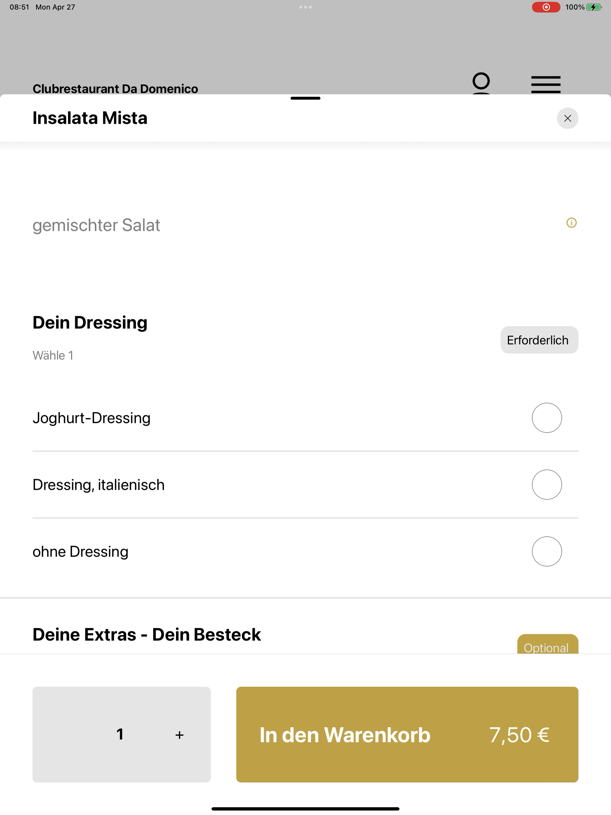 Clubrestaurant Da Domenico screenshot 8