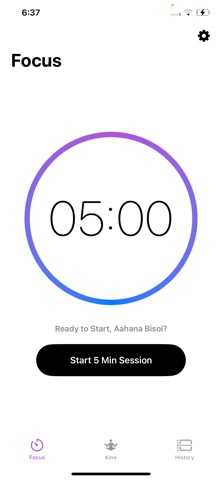 KineFocus screenshot