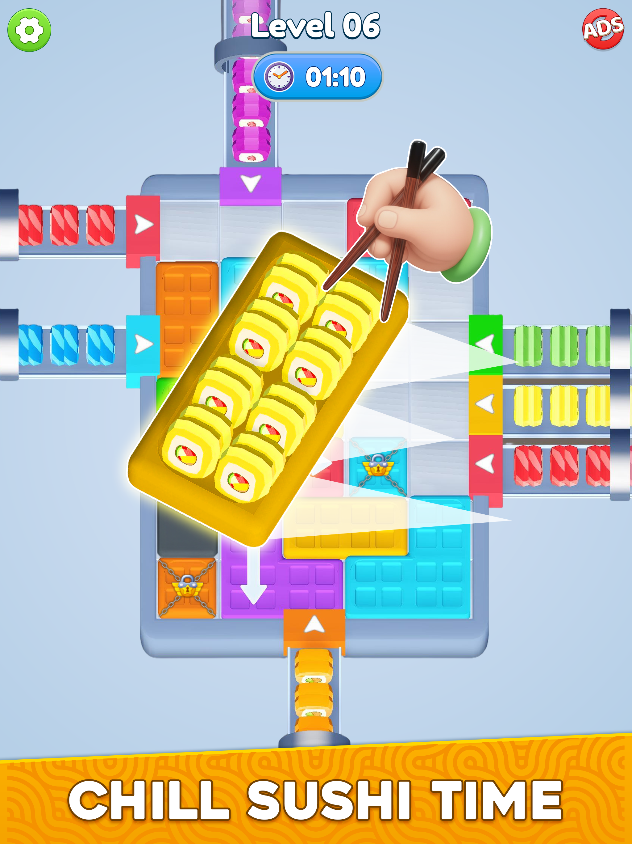 Sushi Sort: Food Puzzle