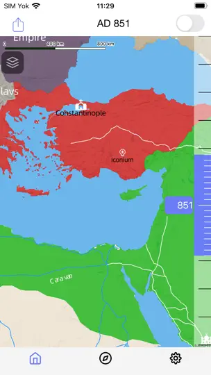 HistoricalAtlas(Lite) iPhone Ekran Görüntüsü 1