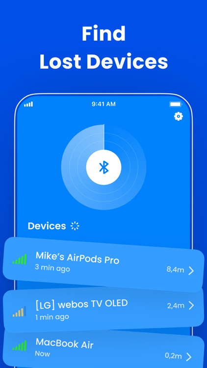 Bluetooth Finder, Tracker App