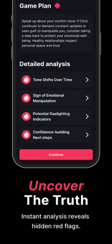 AI RedFlag Radar: Empower Love screenshot
