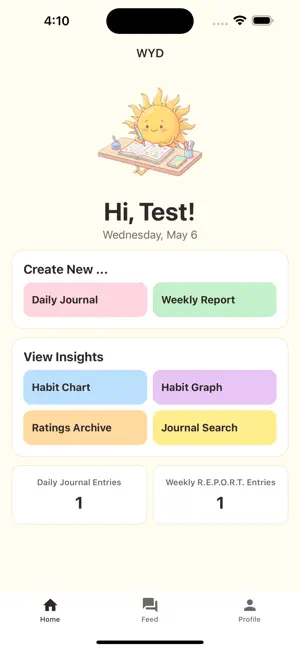 WYD: Daily Journal screenshot 1
