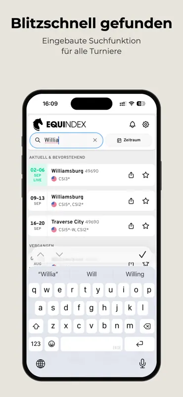 Equindex - Reitturnier App screenshot 3 of 8
