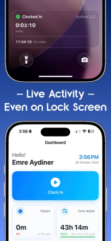 Timely: Time Clock & Hours Screenshot 2 of 5