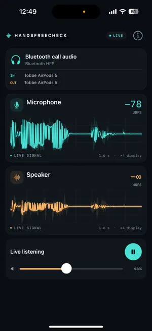 HandsFreeCheck screenshot 1