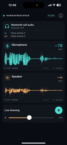 HandsFreeCheck screenshot 1