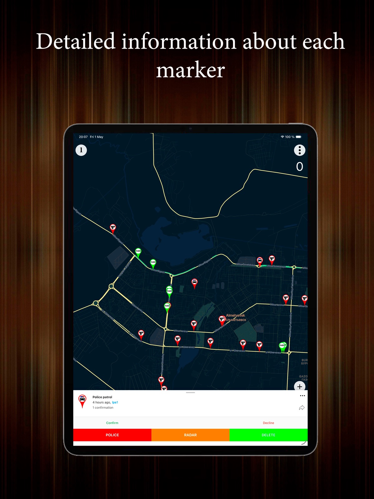 Police Detector - speed radar ipad screenshot 3
