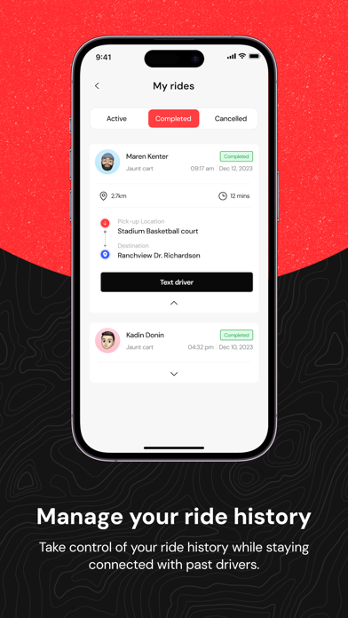 Ride.Jaunt iPhone screenshot 4 - Travel app