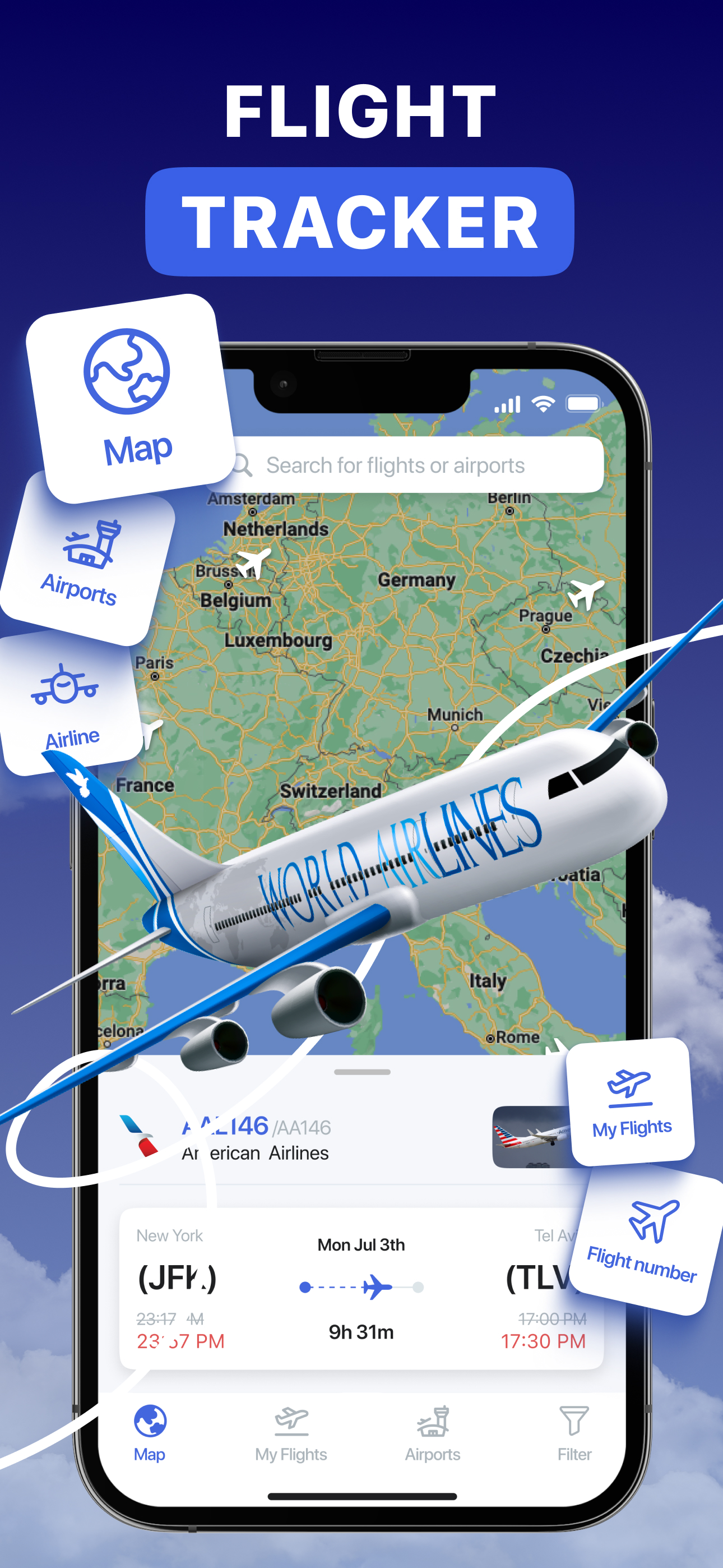 Flight Tracker Airplane Radar