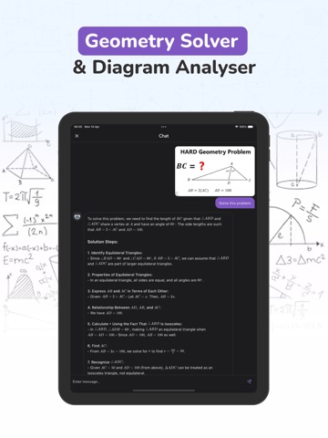 AI Math Helper: RiemX iPad screenshot