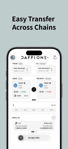 DaffiOne Wallet Screenshot 7 of 9