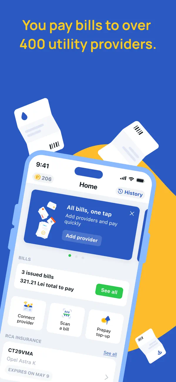 Screenshot #1 pour Pago - Bill payments
