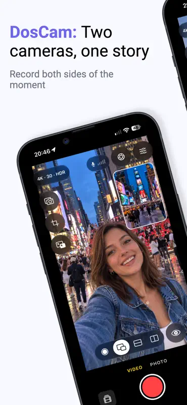 DosCam: Dual Camera & Video screenshot 1 of 5