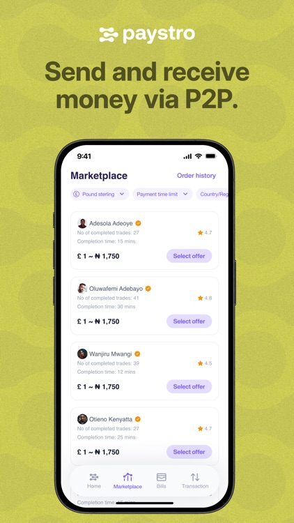 Paystro: Send money to Africa