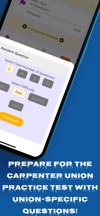 Carpenter Practice Test Screenshot 3 of 9