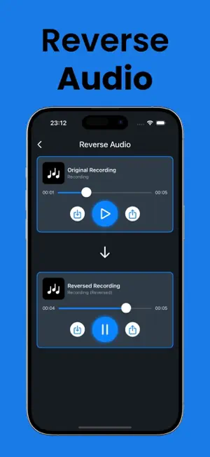 Reverse Audio - ReverSound screenshot 1