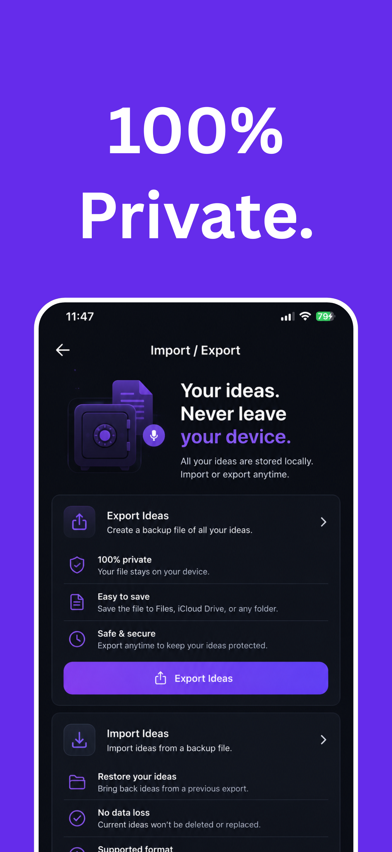 Ideary: Voice & Text Idea Note screenshot 5