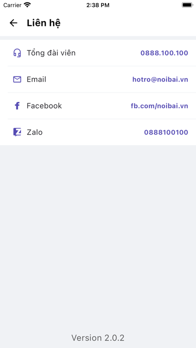 NoiBai Taxi Screenshot
