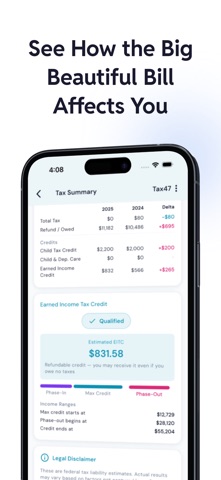 Tax Calculator USA - Tax47 iPhone screenshot