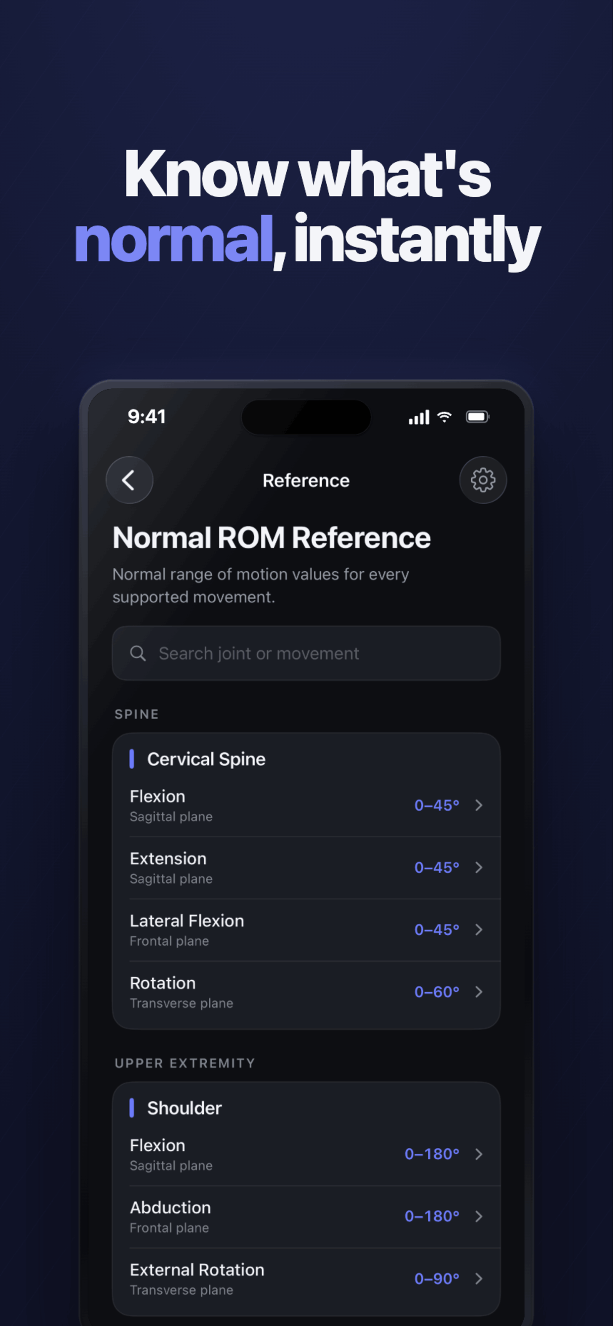 Goniometer: Range of Motion screenshot 8