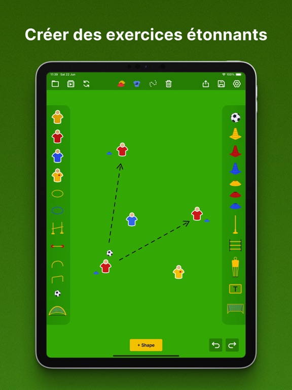 Screenshot #6 pour Planche Tactique: Football