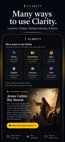 Clarity: Bible Chat & Study Screenshot 4 of 8