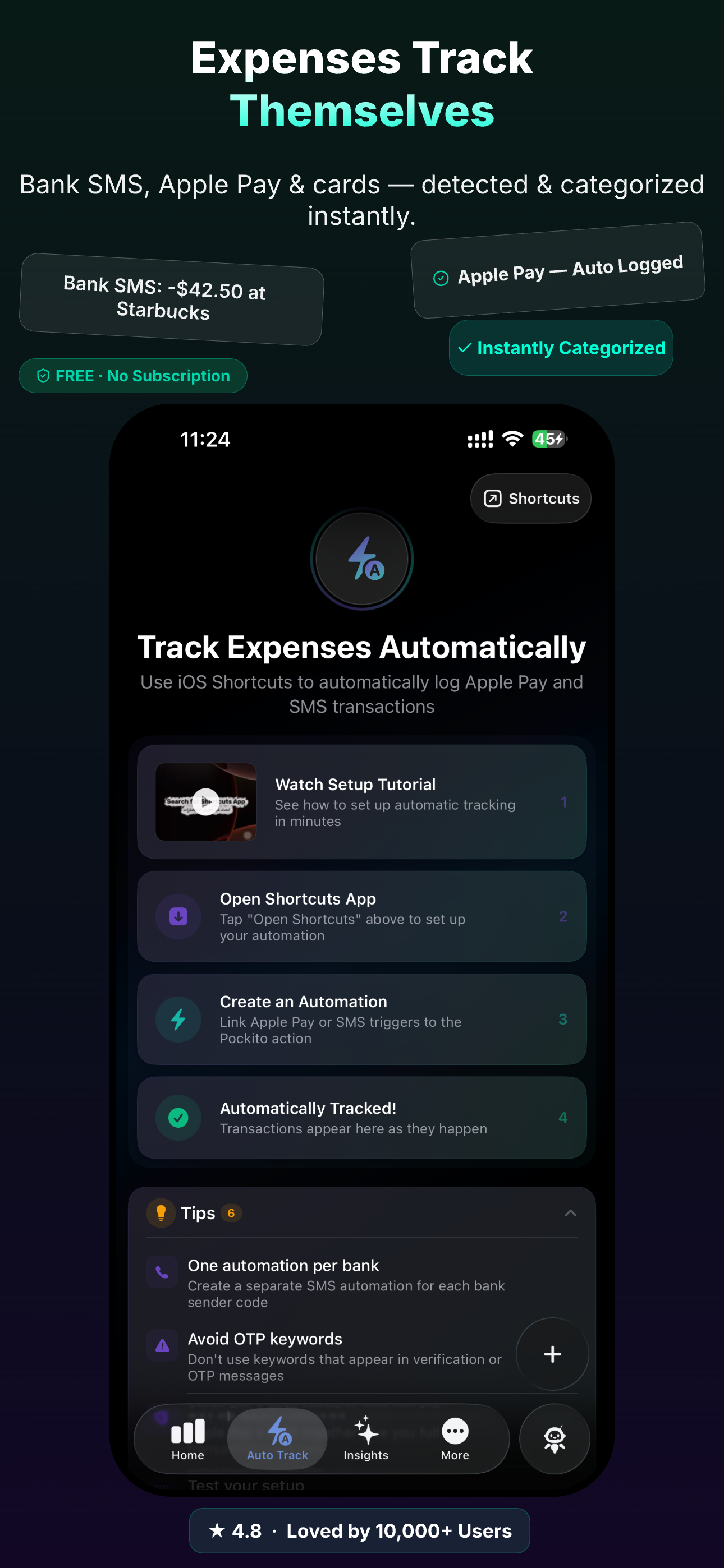 Pockito - AI Expense Tracker