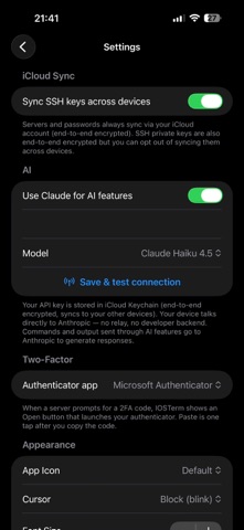 IOSTerm screenshot