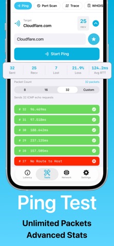 Pingers - Ping & Latency Check Screenshot 2 of 9