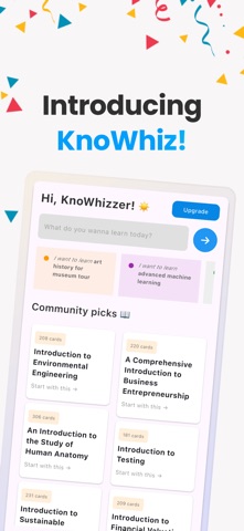 KnoWhiz screenshot