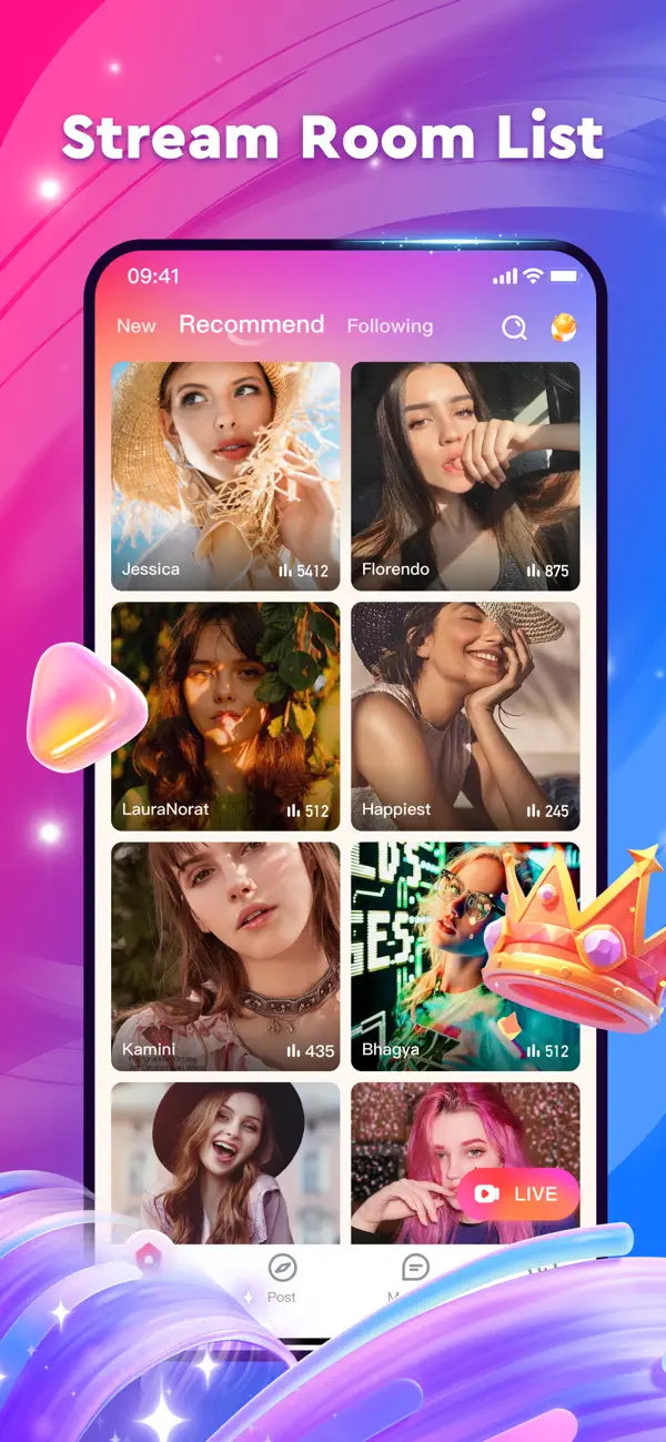 #5. Joyo Live - Videos & LIVE (iOS) 由: Lexiu Network Technology Co., Limited