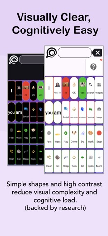 QVoice - AAC communication app iPhone screenshot