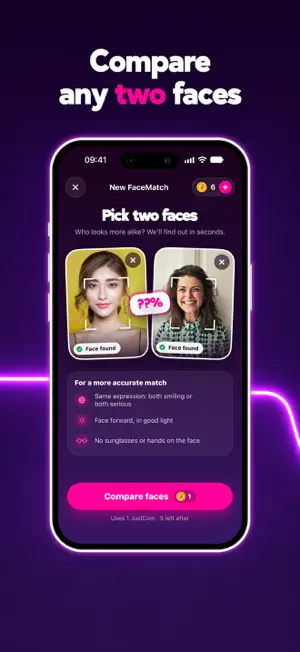 JustSame: Face Similarity Test screenshot 2