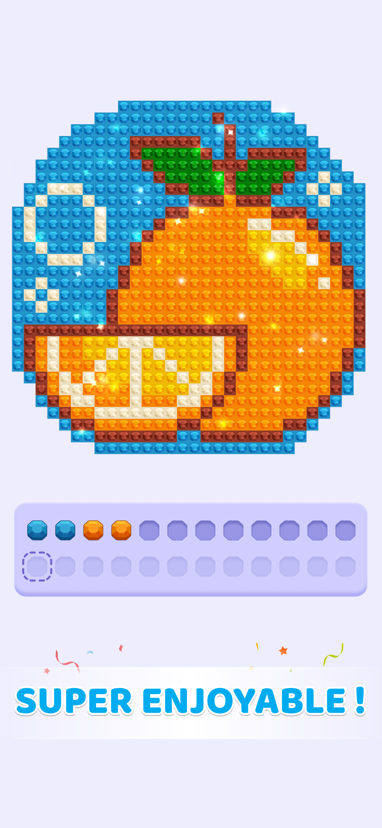 Jewel Sort: Pixel Art Puzzle