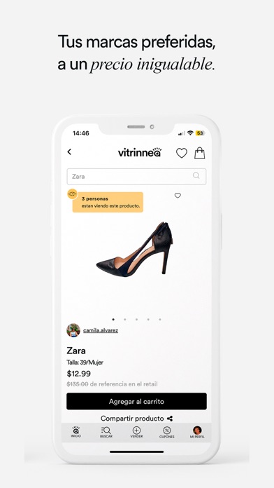 Vitrinnea iPhone screenshot 4 - Shopping app