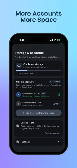 PicStow: Private Photo Backup screenshot 2