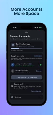 PicStow: Private Photo Backup Screenshot 2 of 5