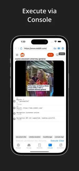 Tiny Web Inspector iPhone screenshot 4