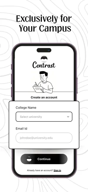 Contrast: Niche Social Media screenshot 3