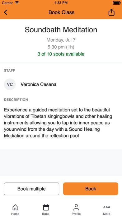Rancho Valencia Fitness Screenshot