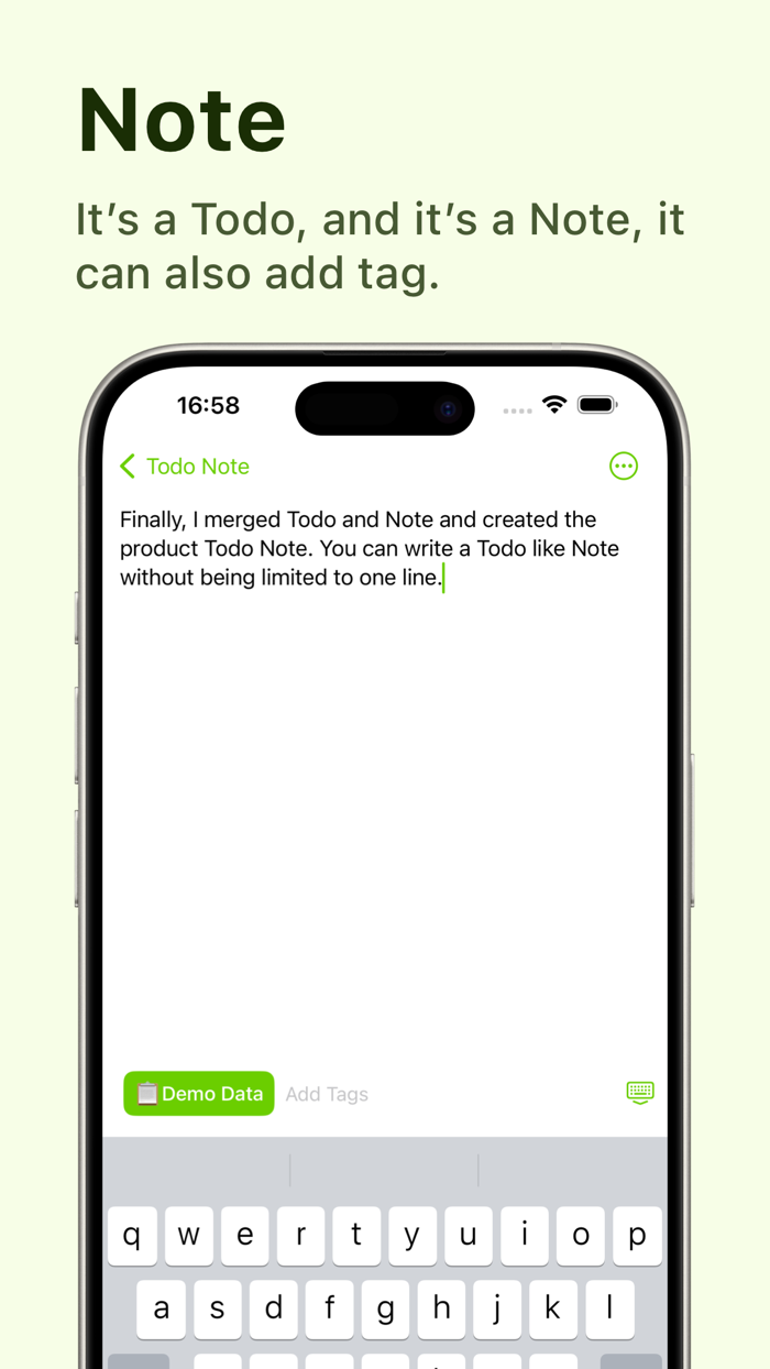 Todo Note Multi-Lines Todo