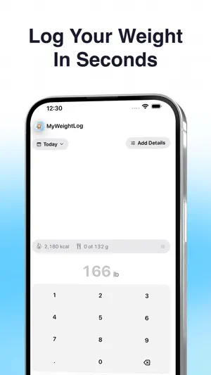 MyWeightLog - Weight Tracker screenshot 2