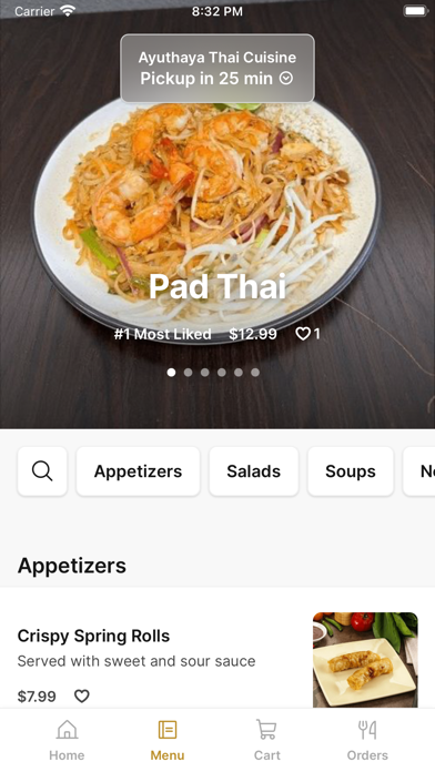 Ayuthaya Thai Cuisine Screenshot