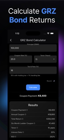 InvestmateZM: Track Portfolio screenshot