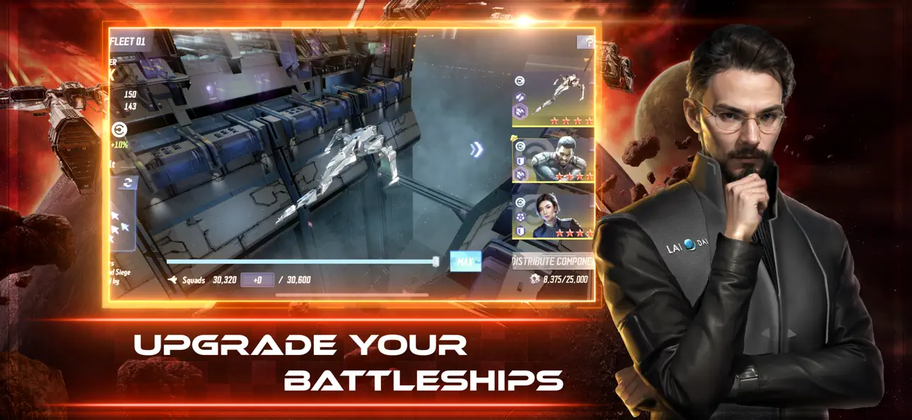 EVE Galaxy Conquest iOS Mod IPA screenshot 2 - iOS game interface