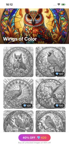 Colorscapes : Color by Number iPhone screenshot