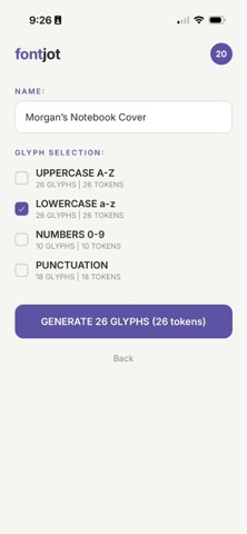 FontJot Screenshot 2 of 3